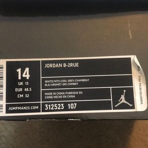 Jordan’s size 14    Really good condition.